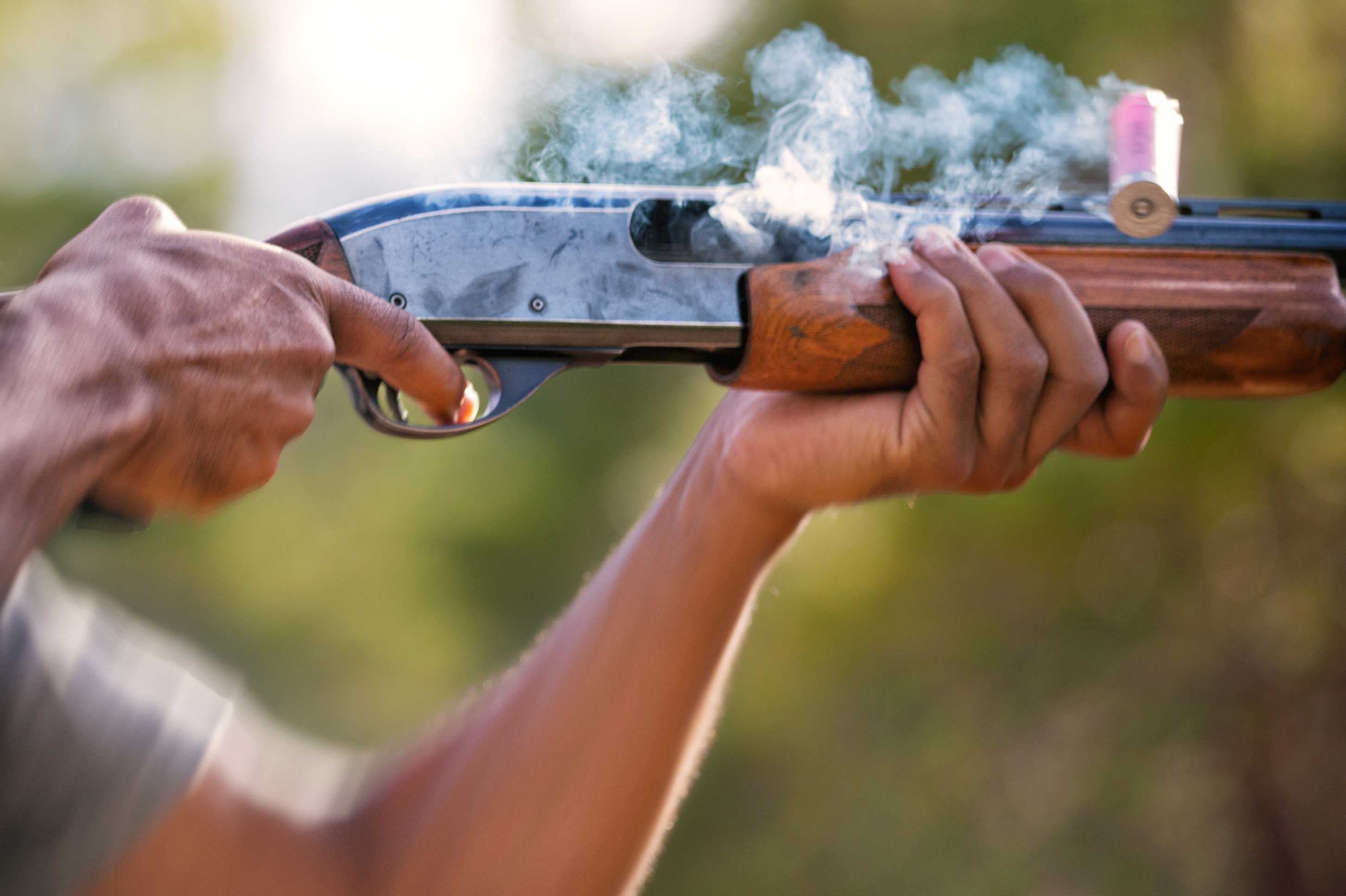 bullet fired from gun